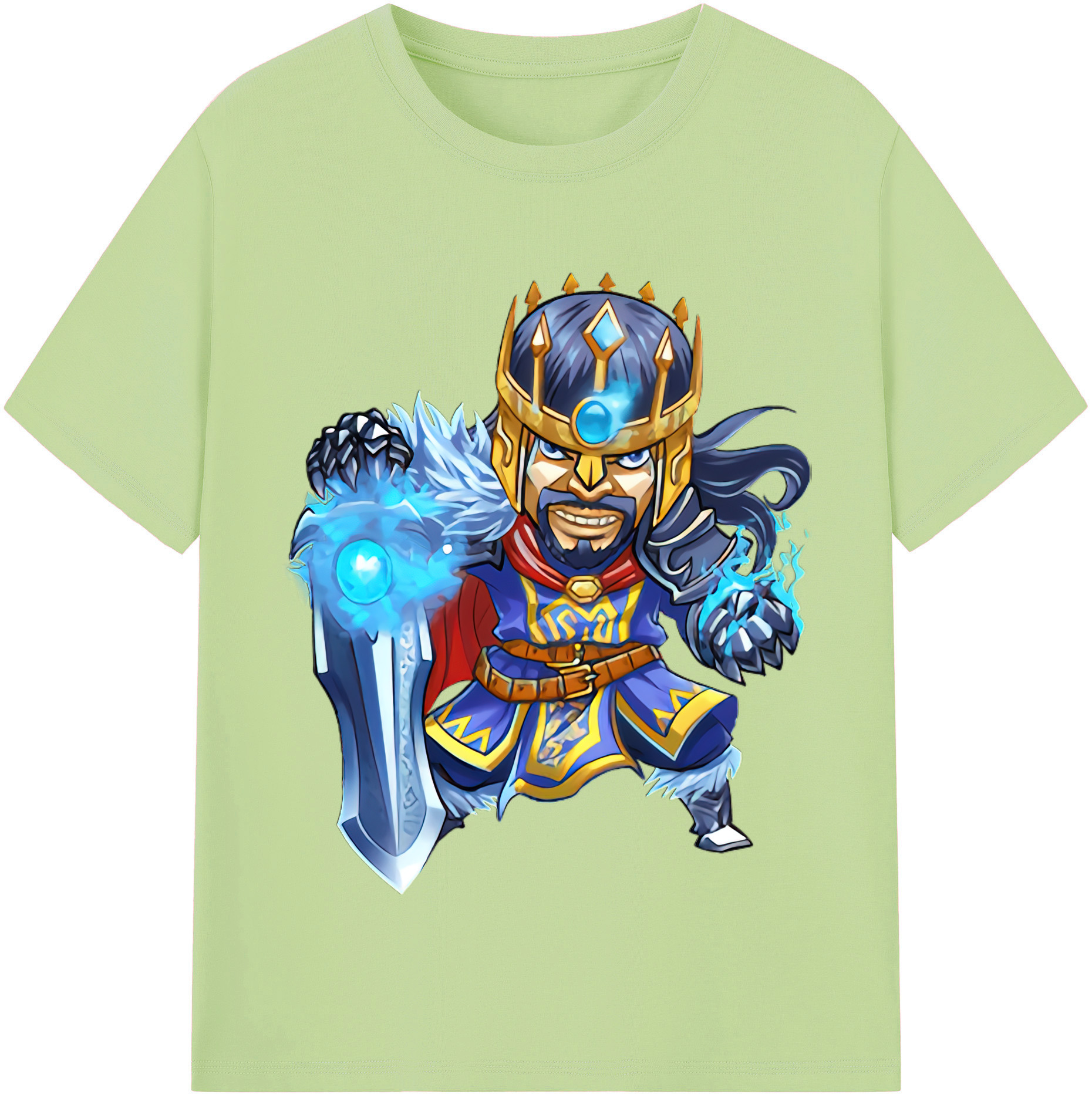 リーグ・オブ・レジェンド League of Legends LOL 綿100％半袖Tシャツ（フロントプリント）